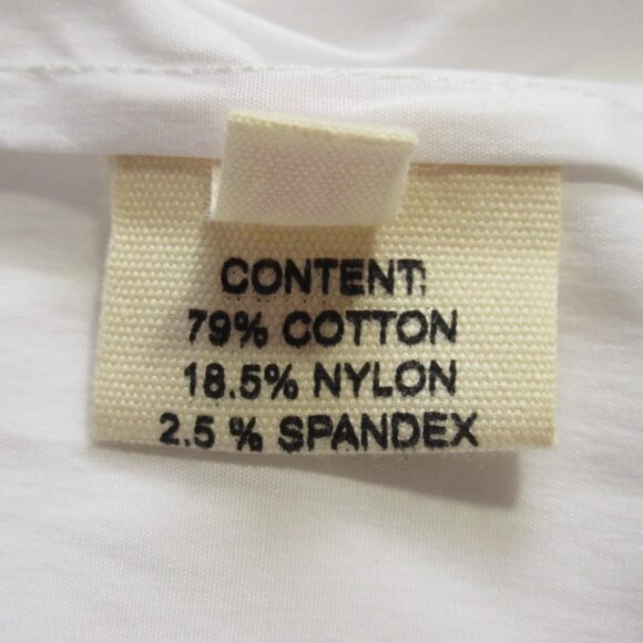 NWT CeliaB Victoria Midi in White Ric Rac Stretch Cotton Tiered Shirt Dress XL - Picture 4 of 8